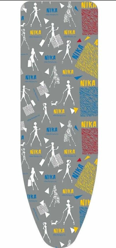 Nika Чехол для гладильной доски антипригарный без поролона тефлон 1290х480 мм