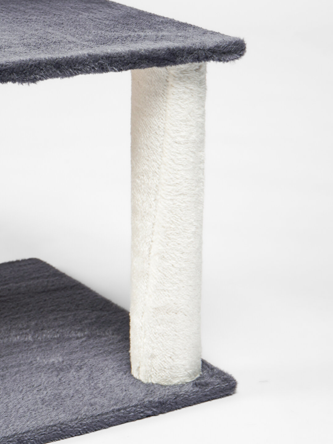 Когтеточка-столбик угловой для кошек, У006-CN-153, темно-серый — фото 1