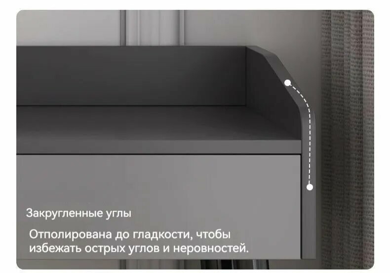 Туалетный столик, 60х40х116 см — фото 1