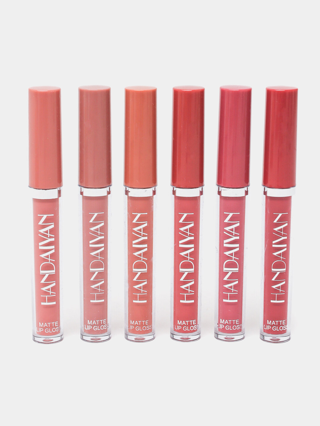 Помады для губ Handaiyan 6 в 1 – матовый финиш, насыщенные цвета, идеальный подарок — фото 1