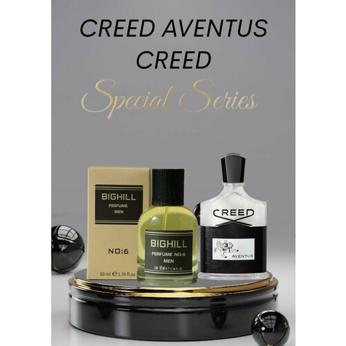 EYFEL Парфюм мужской серии Bighill, аромат MEN NO:6 Creed Aventus , селектив, шипровые фруктовые, 50мл