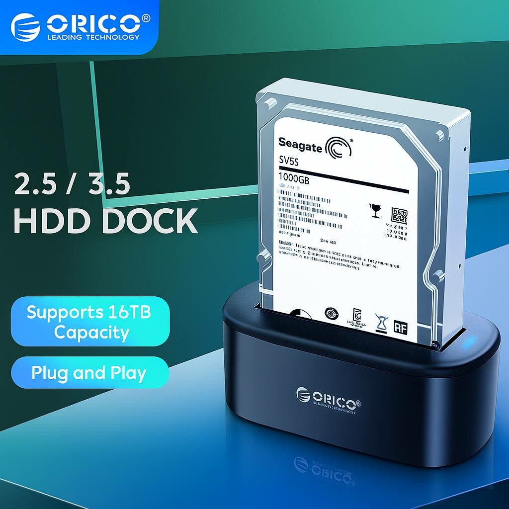 Док-станция Orico для HDD Do 16TB