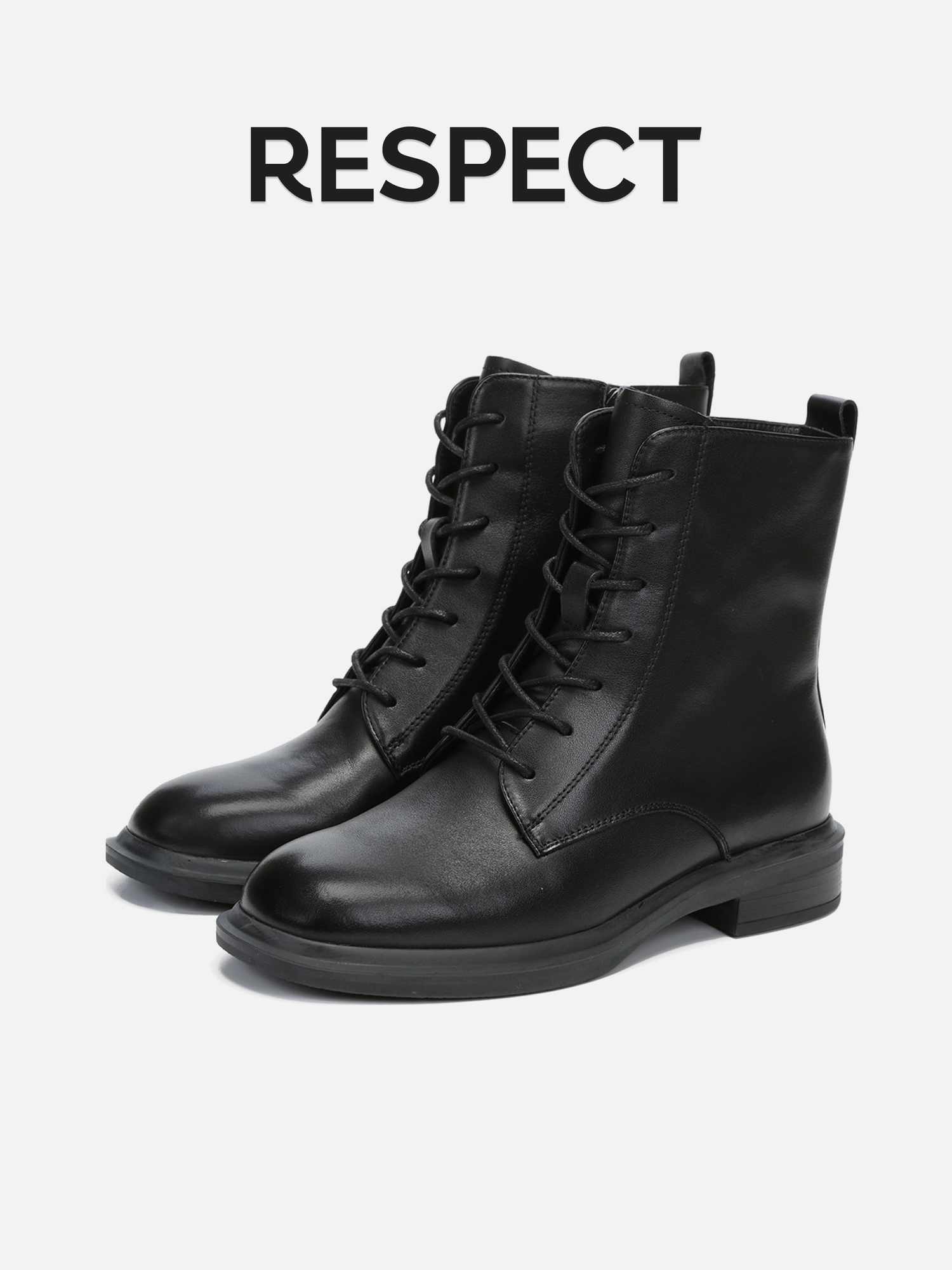 Ботинки берцы Respect, размер 40, черный