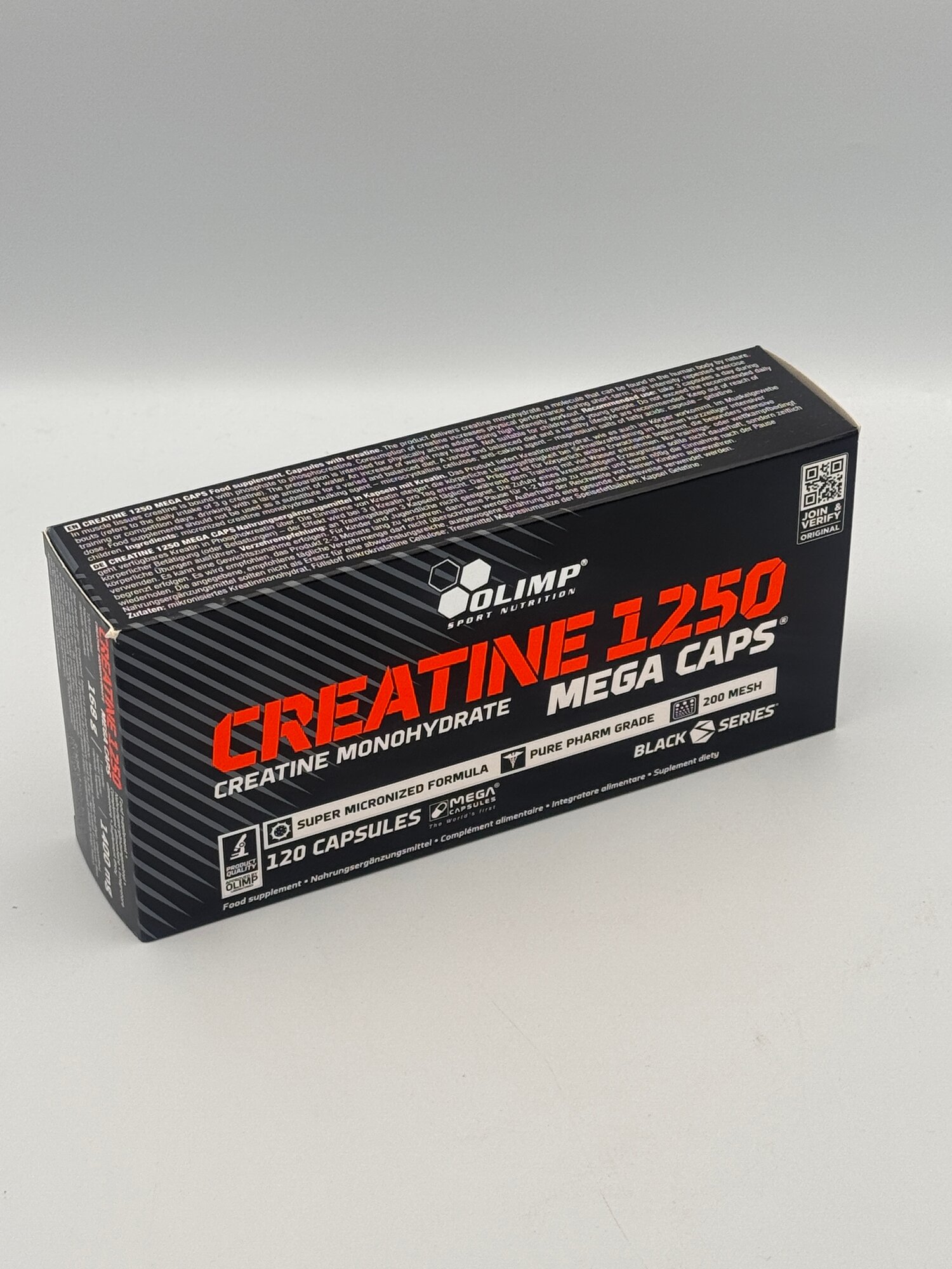 Olimp CREATINE 1250 mega caps 120 caps креатин в капсулах 120 шт