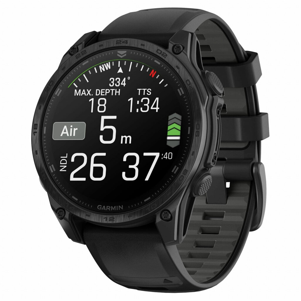 Умные часы Garmin Tactix 8 Amoled Sapphire, 47mm, Black (Черный) (010-03405-01)