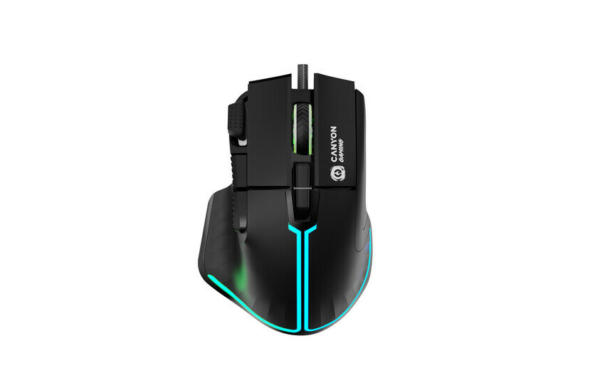 Мышка игровая проводная Canyon Fortnax GM-636 (CND-SGM636B) Black