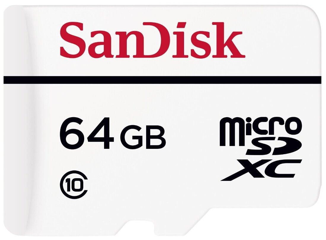 Sandisk Карта памяти microSD 64ГБ SanDisk SDSDQQ-064G-G46A