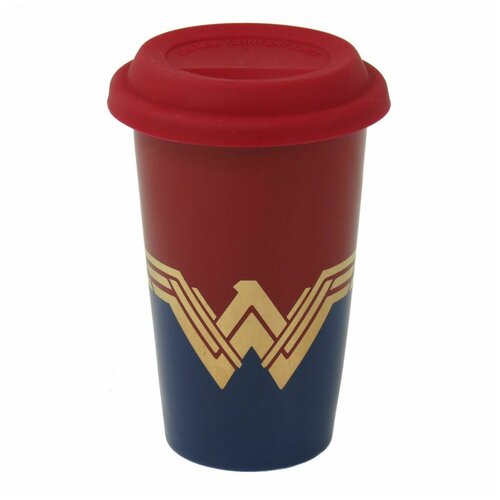 фото Дорожная кружка pyramid travel mug dc: wonder woman (emblem)