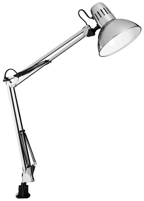 Лампа офисная Arte Lamp Senior A6068LT-1SS, E27, 40 Вт, серебристый