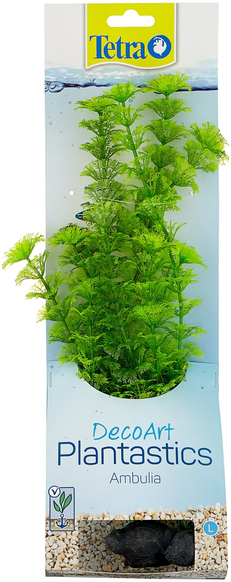 Растение Tetra DecoArt Plantastics Ambulia (L) 30 см, с утяжелителем