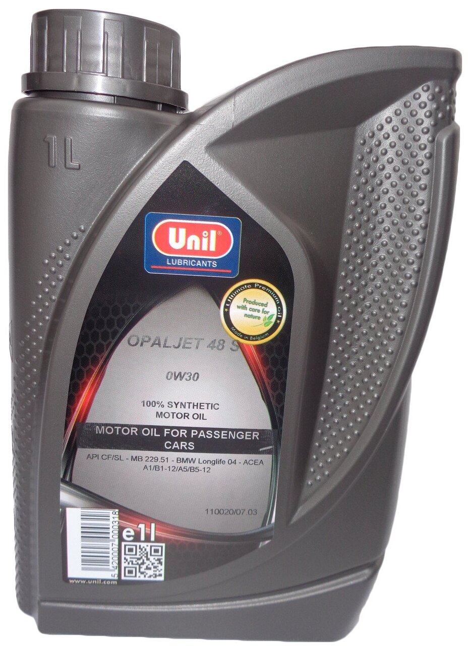 UNIL Unil Масло Моторное Opaljet 48s 0w30 (1l)