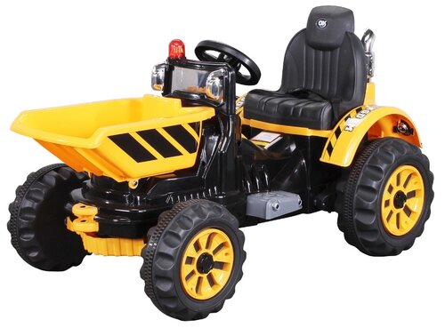 Детский электромобиль трактор Jiajia - жёлтый