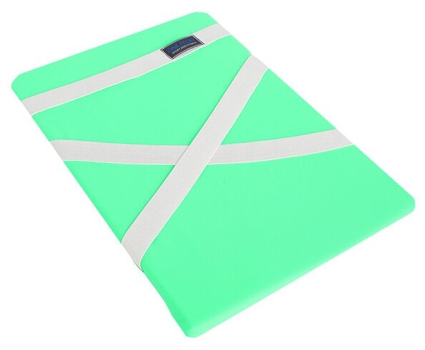 Защита спины гимнастическая (подушка для растяжки) лайкра, цвет зелёный, 38 х 25 см - фотография № 4