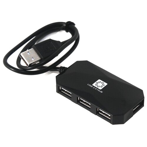 Хаб USB 5bites HB24-207BK