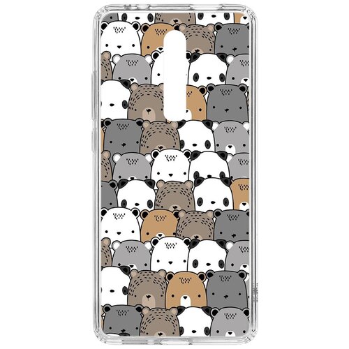 фото Чехол на xiaomi mi 9t kruche print медвежата
