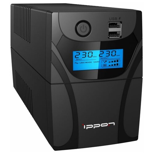Интерактивный ИБП IPPON Back Power Pro II 800 черный