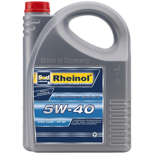 31244180 SWD RHEINOL Primol Power Synth. CS 5W-40 син. (1л)