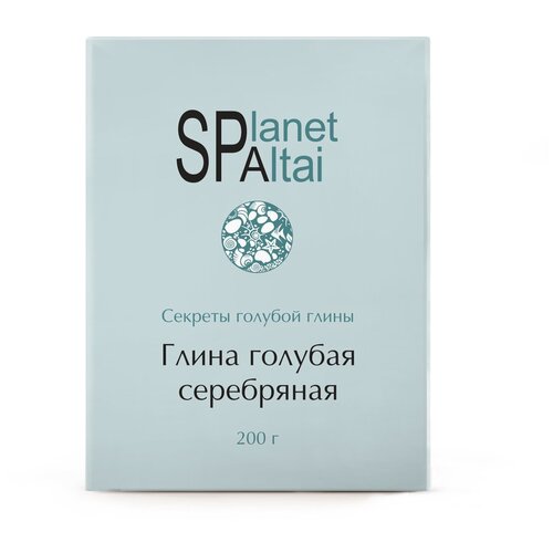 Planet Spa Altai голубая серебряная глина, 200 г, 200 мл planet spa altai глина голубая косметическая серебряная антицеллюлитная две линии