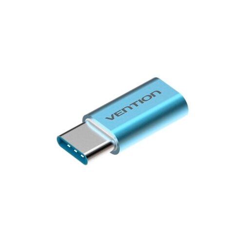 Переходник/адаптер Vention USB Type-C - microUSB (VAS-S10), голубой переходник адаптер vention usb type c microusb vas s10 золотой