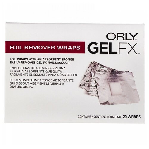 Orly, Foil Remover Wraps, Спонжи для удаления гель-лака, 100 шт