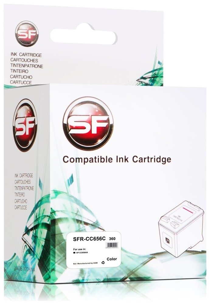 Картридж SuperFine SFR-CC656C для HP CC656AN № 901 color