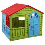 Домик игровой PalPlay 360, цвет красный/голубой/зеленый - изображение