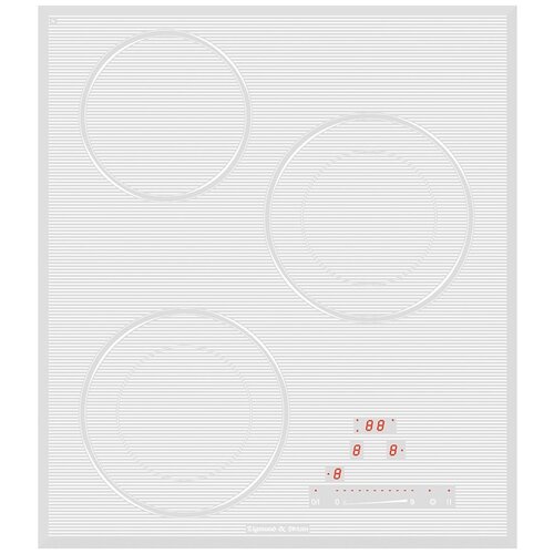 Варочная панель элетрическая Zigmund Shtain CNS 13945 WX бел 3-х комф эл упрФранция 3410700₽
