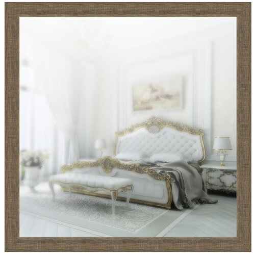 фото Зеркало в широкой раме 79 x 80 см, модель p047040 аурита