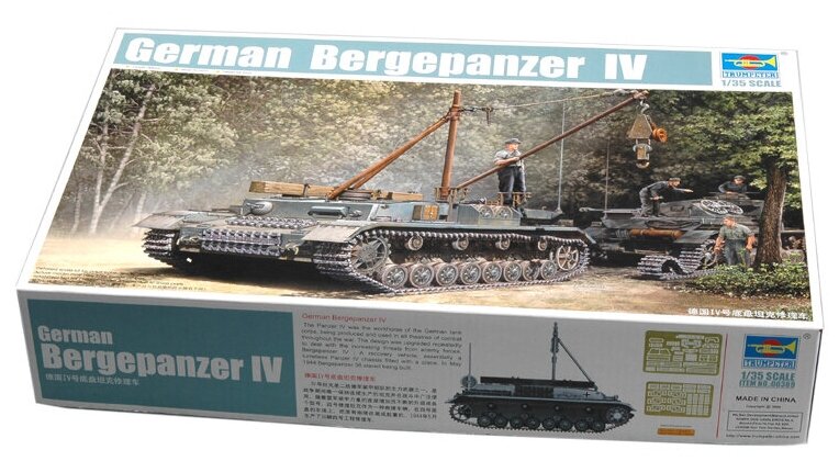 00389 Trumpeter Ремонтно-эвакуационный танк German Bergepanzer IV Recovery Vehicle IV (1:35)