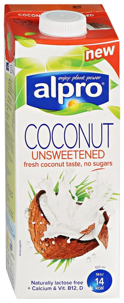 Напиток "Alpro" кокосовый без сахара 1л - фотография № 8