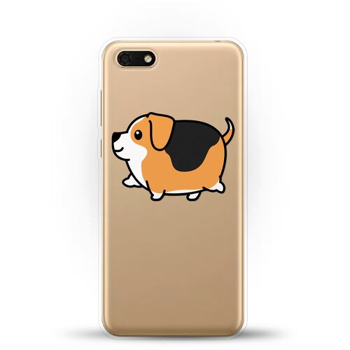 фото Силиконовый чехол толстый бигль на huawei y5 lite (2018) andy & paul