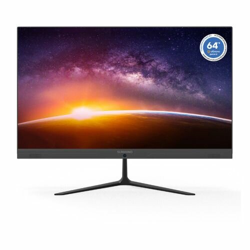 Моноблок SunWind Action AiO 23i, 23.8", Intel Pentium Silver N5030, 8ГБ, 256ГБ SSD, Intel UHD Graphics 605, Windows 11 Professional, черный [um23n5-8cxw01]