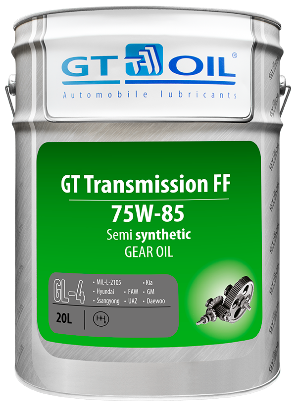 Масло Трансмиссионное Gt Transmission Ff, Sae 75w-85, Api Gl-4, 20 Л GT OIL арт. 8809059407653