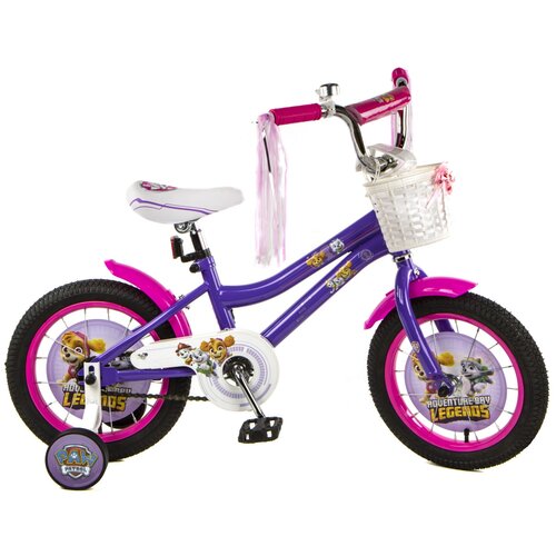 фото Детский велосипед navigator щенячий патруль skye (вн14209) фиолетовый 8" (требует финальной сборки)