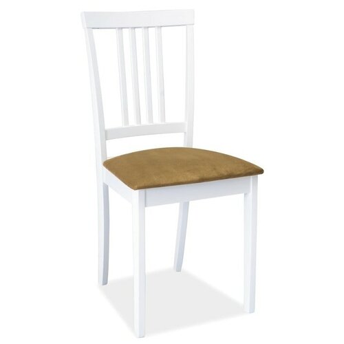 фото Стул signal cd-63, белый - бежевый