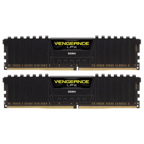 Оперативная память Corsair Vengeance LPX (CMK8GX4M2C3000C16) DIMM DDR4 8ГБ - DDR4, 4ГБх2 шт, 3000 МГц, 16-18-18-36