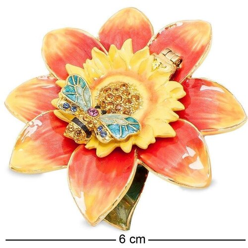 Шкатулка Георгин с бабочкой