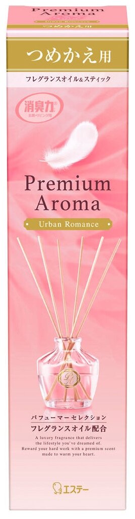 фото Shoshu-Riki наполнитель для диффузора (с палочками) Premium Aroma Urban Romance 50 мл