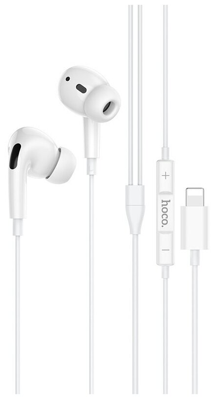 Гарнитура (наушники) HOCO m1 Pro original series Earphone lightning, белый, 6931474728609