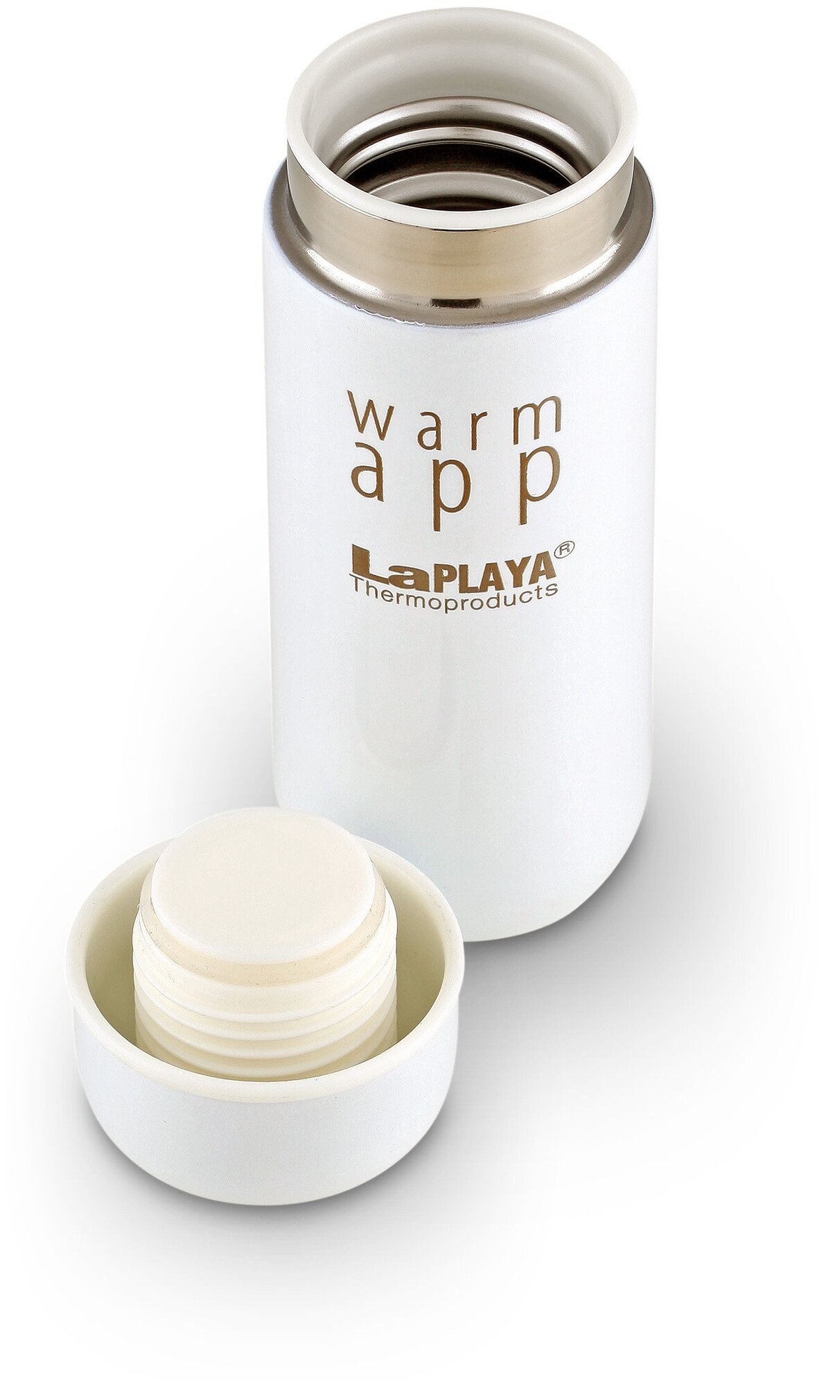Набор термосов LAPLAYA WarmApp Black+White 2 шт. 560033 - фотография № 2