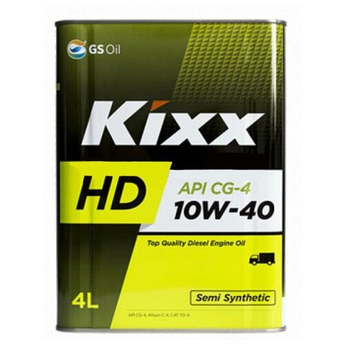 фото Полусинтетическое моторное масло kixx hd 10w-40, 20 л