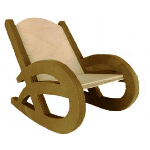 фото Кукольное кресло-качалка, 8 см альтаир