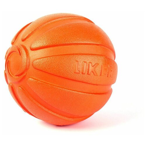 Мячик   для собак  LIKER Мячик Лайкер (6294),  оранжевый, 1шт.