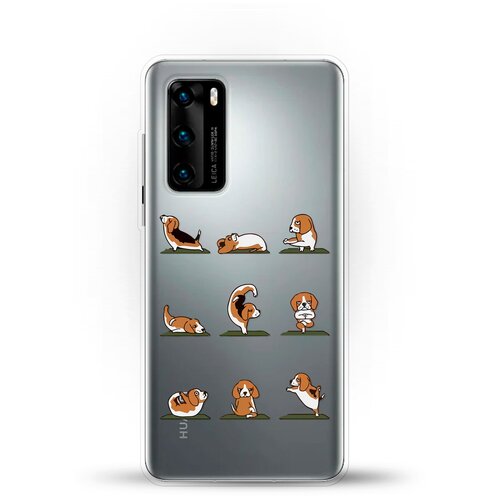 фото Силиконовый чехол зарядка от биглей на huawei p40 andy & paul