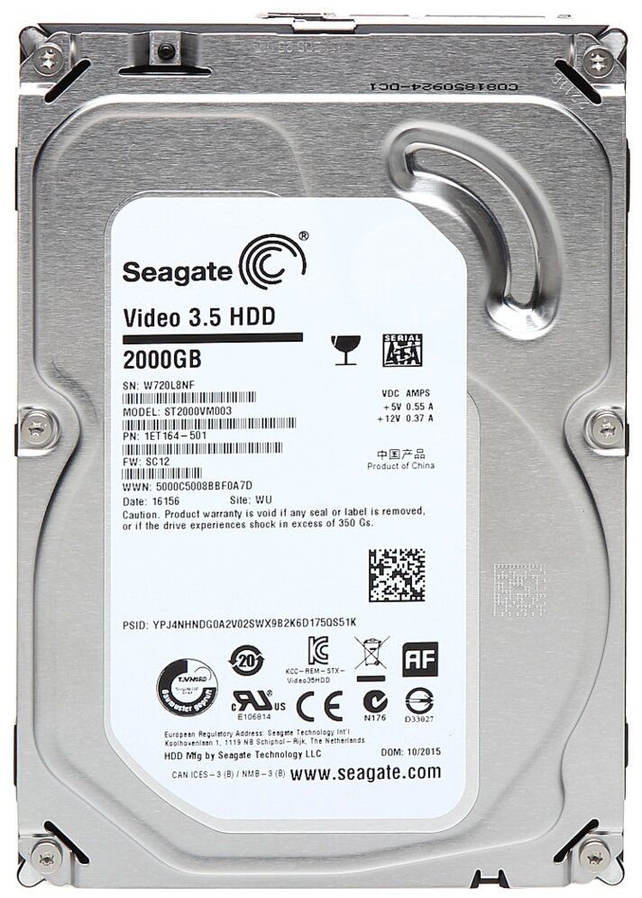 Жесткий диск Seagate 2 ТБ ST2000VM003