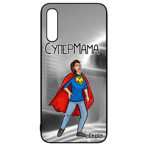 фото Чехол для samsung galaxy a50, "супермама" смешной мамуля utaupia