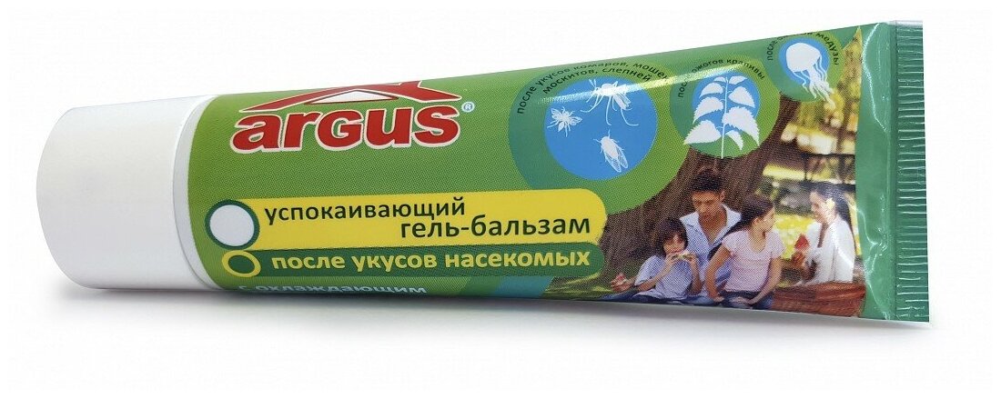 Гель ARGUS успокаивающий после укусов насекомых с охлаждающим эффектом