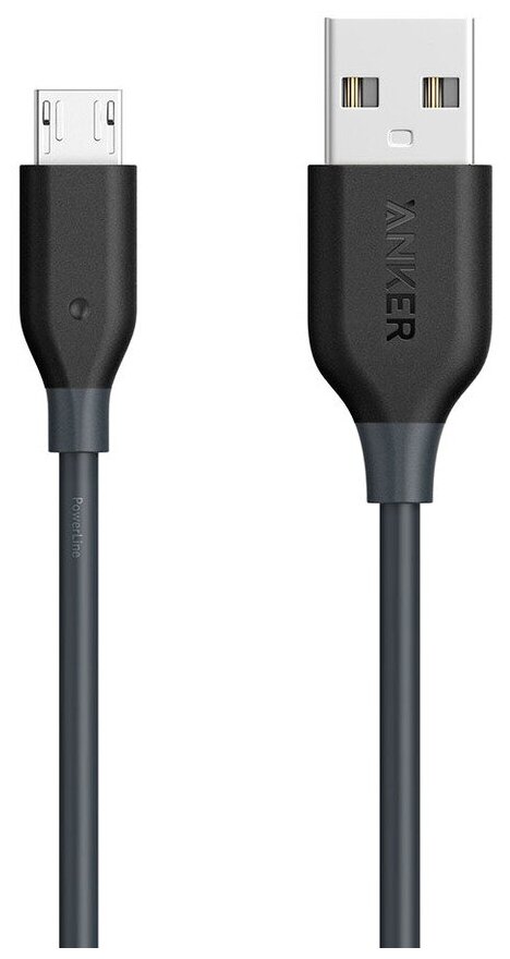 фото Кабель ANKER PowerLine USB - microUSB (A8132)