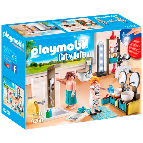 фото Набор с элементами конструктора playmobil city life 9268 ванная комната