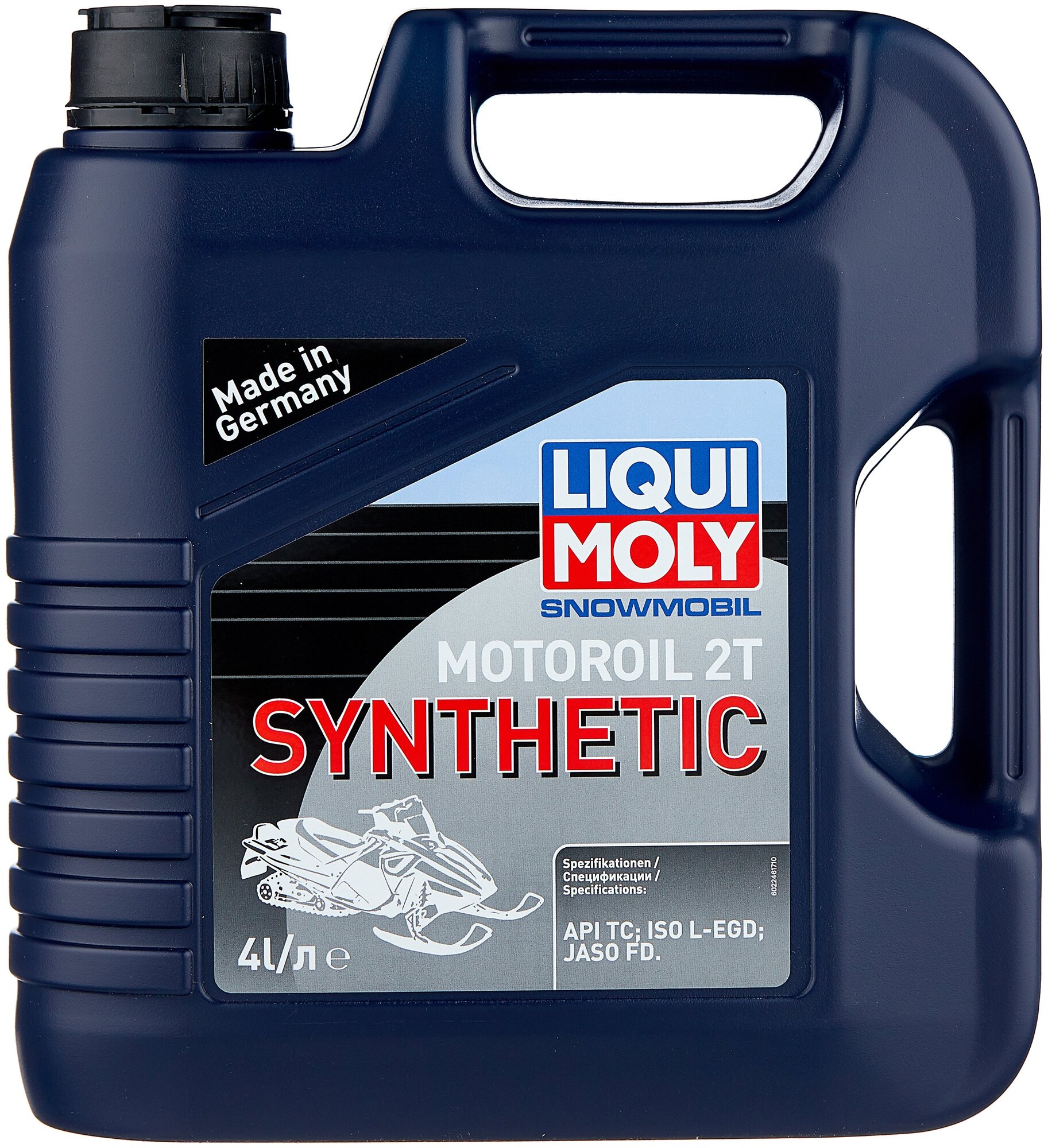 Синтетическое моторное масло для снегоходов Snowmobil Motoroil 2T Synthetic L-EGD